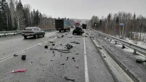 Два человека погибли в ДТП в Козульском районе Красноярского края