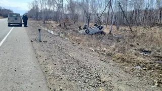 В Хабаровском крае женщина погибла в ДТП на трассе