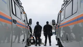 Льдина с детьми оторвалась в Красноярске на Абаканской протоке