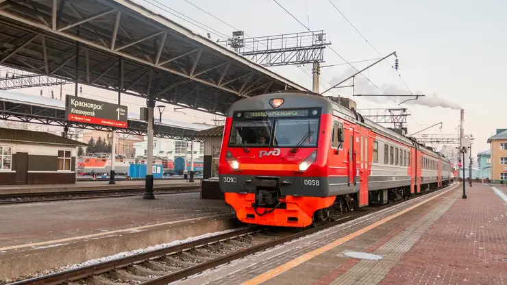 Расписание пригородных поездов восточного направления КрасЖД изменится в связи с ремонтными работами